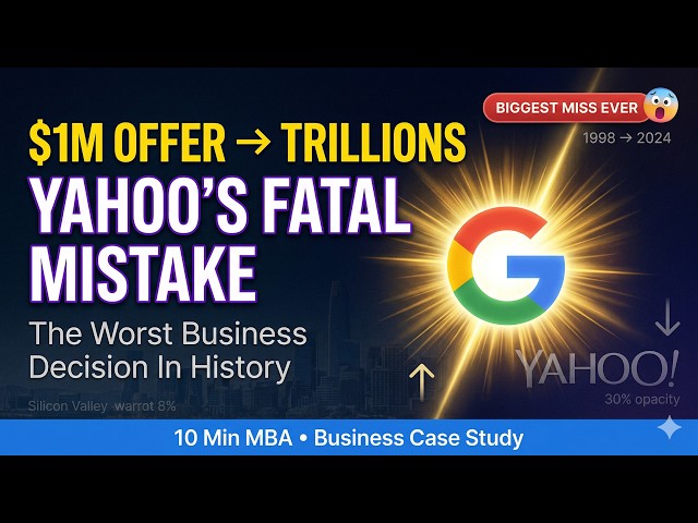 Yahoo Rejected Google for $1M — The Biggest Mistake in Tech History