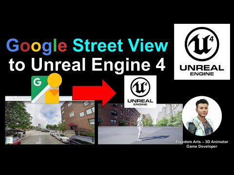 Google Street View to Unreal Engine 4 - Full Tutorial
