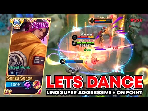 LING FASTHAND & AGGRESSIVE - Let's Dance With Ling Starlight • Mobile Legends