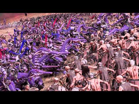 EMPIRE vs SLAANESH - TotalWar Warhammer 3 cinematic battle