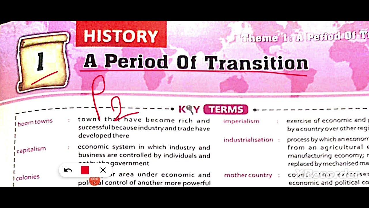ICSE class 8 history chapter 1 A Period of Transition