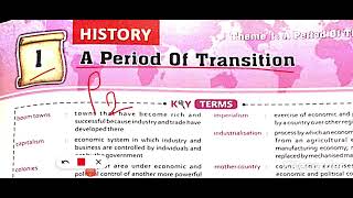 ICSE class 8 history chapter 1 A Period of Transition