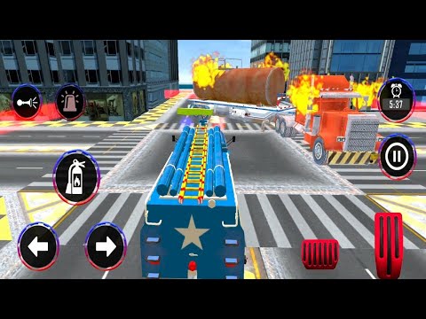 Police Ambulance and Fire Truck Van Driving - Android GamePlay #6