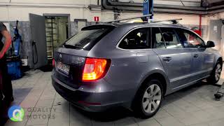 Замена вентилятора охлаждения Skoda Superb