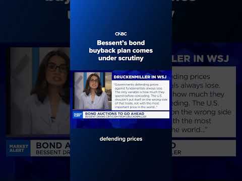 Bessent's bond buyback plan comes under scrutiny