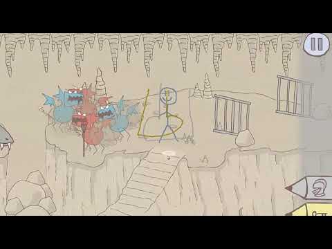Stickman EPIC 1: Cavern Of Robotic Mystery with armor pencil.