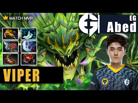Viper Mid | EG.Abed | 12K MMR NA TOP 1 RANK ABED PRO CANCER VIPER EZ MMR | 7.31c Gameplay Highlights