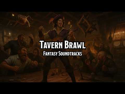 Tavern Brawl | Music Tavern | D&D/TTRPG Music | 1 Hour | Copyright free