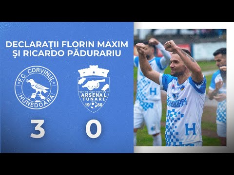 DECLARAȚII LIVE după CORVINUL Hunedoara - CS Tunari