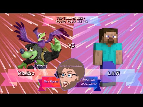 Mr_Kso (Banjo) vs. L.A.W (Steve) -  Round Robin Match - Fro Fridays #21 - Round Robin to Top 4