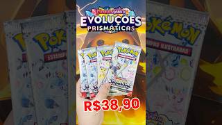 Buscando o UMBREON EX na coleção Evoluções Prismáticas #pokemoncards #pokemon #packs