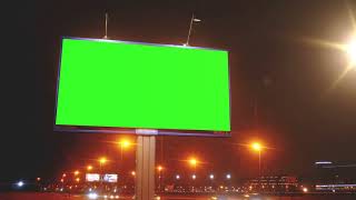 Download lagu Royalty Free s a Billboard with a Green Screen on ... mp3