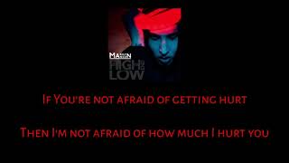 Marilyn Manson - Leave a Scar - Lyrics