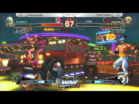 SSF4AE Nekromantik vs Veloc1raptor WNF 3.12 HD