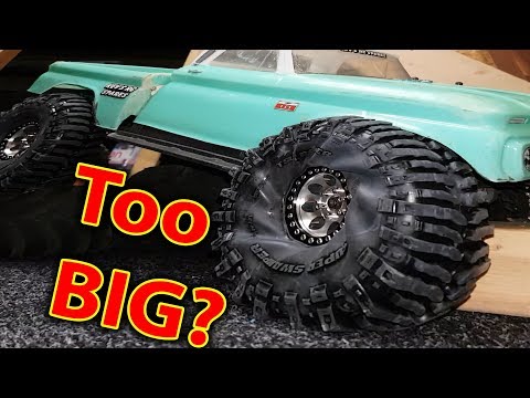 Traxxas TRX-4 Tires Too BIG?