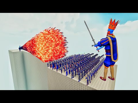 100x MEDIEVAL ARMY vs EVERY GOD - Totally Accurate Battle Simulator TABS