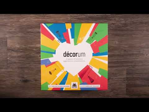 Décorum - A Board Game of Passive Aggressive Cohabitation