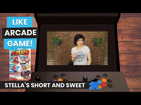 Ultra Deluxe 2D Arcade Mega Fighter board game - Stella's Short and Sweet
