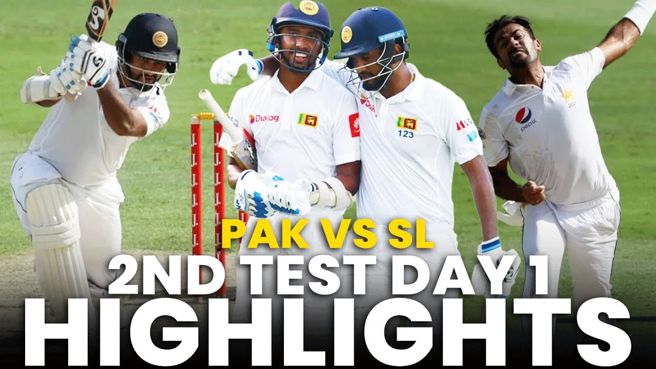 Highlights | Pakistan vs Sri Lanka | 2nd Test Day 1 | PCB | MA2L