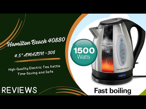 Effortless Boiling: Hamilton Beach Electric Kettle