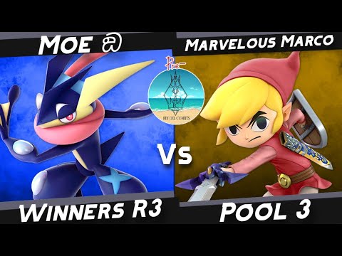 Pre-Rey del Cortés - Moe ඞ (Greninja) vs Marvelous Marco (Toon Link)