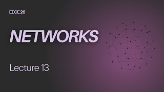 Networks || TCP Contd. || Lecture 13