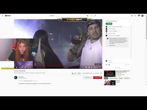 CLARA REAGINDO A MÚSICA DO PIUTRAP - ROCKSTAR