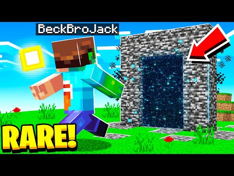 We FOUND The BEDROCK Dimension In MINECRAFT! (rare)