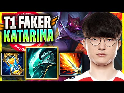 FAKER CHILLING WITH KATARINA! - T1 Faker Plays Katarina Mid vs Irelia! | Season 11