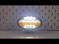 LED pracovné svetlo - biele 28x3W / oranžový Predátor 20x3W LED / 10-30V / ECE R10 (142x89x59mm) - Video Youtube