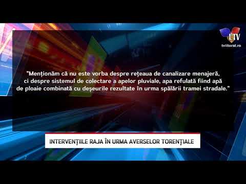 Intervențiile RAJA în urma averselor torențiale - Litoral TV