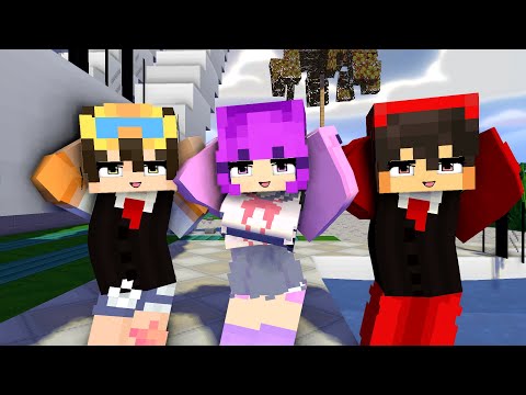 CHICKEN WING MEME FIRST MEET SCHOOL NICO, CASH AND ZOEY - MINECRAFT ANIMATION #shorts