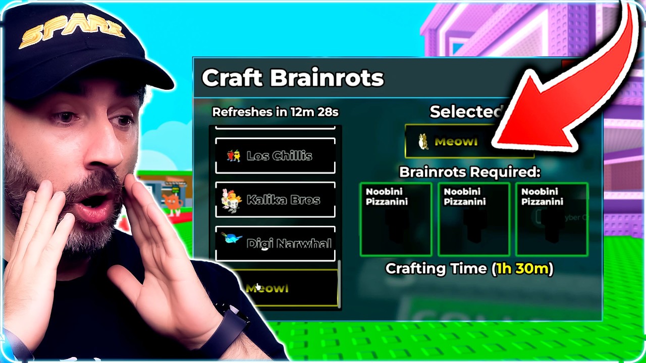 SAMMY SPAWNA MEOWL nella CRAFT MACHINE!?! 😮 - Roblox ITA