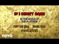 The Platters - If I Didn't Care (Karaoke)