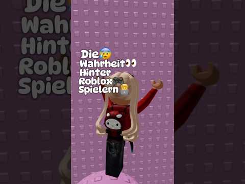 Die warheit hinter roblox Spielern👀🫶🏻cr:emi,finja