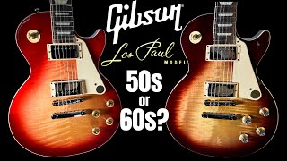 Video thumbnail for Gibson Les Paul Standard 50's vs 60's by Play and Trade Guitars