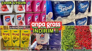 ANPA GROSS MARKET MUHTEŞEM İNDİRİMLER‼️KOŞUUN💃MARKET ALIŞVERİŞİ🌹 GÜNCEL FİYATLAR