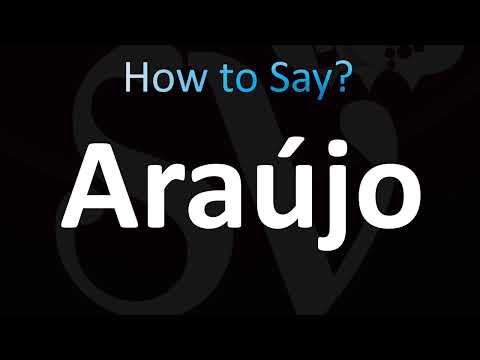 How to Pronounce Araujo (CORRECTLY!)