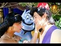 Aladdin Vs Jasmine Vs Genie In The Ultimate Staring Contest At Disneyland