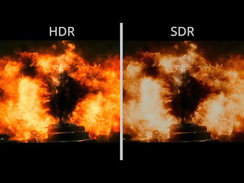 The Hobbit: The Battle of the Five Armies HDR vs SDR Comparison