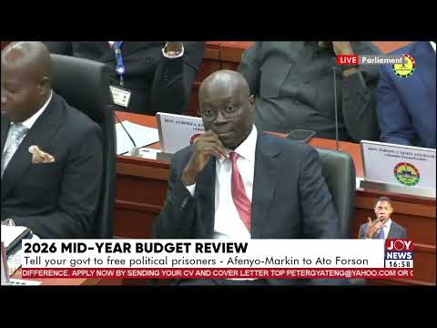 2026 mid-year budget review: You are not performing and you want a third term? -Afenyo-Markin to NDC
