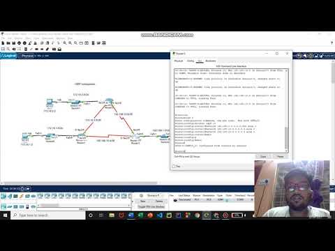OSPF configuration using Cisco Packet Tracer