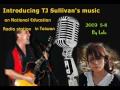 Introducing TJ Sullivan's music on National Education Radio station in Taiwan