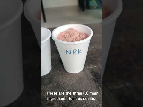 My DIY Nutrient Solution for hydroponics