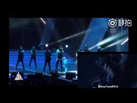 150413 GOT7台下看易烊千玺舞蹈solo(goodboy) 大Jackson(王嘉尔)看小Jackson(易烊千玺)跳舞【Joy TV】