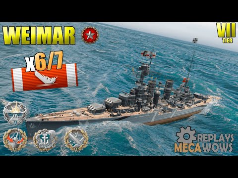 Weimar 6 / 7 Kills RANKED BATTLE | World of Warships