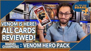 Venom Hero Pack | Marvel Champions | All NEW Cards REVIEWED & ANALYZED