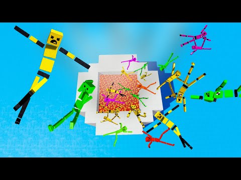 Funny Sandbox, Crazy Rag Dolls - Fun With Ragdolls ep. 59