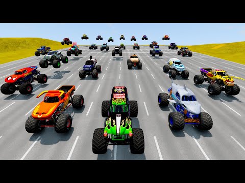 Grave Digger, Bigfoot, Megalodon , El Toro Loco | Insane Racing