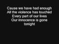 Papa Roach-Had enough(lyrics)